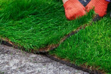 The,Stacking,Of,Roll,Green,Lawn,Grass